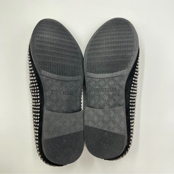 Steve Madden Men\'s CAVIARR Studded‎ Black Slip On Loafers Dress Shoes Size 9 NEW main image 11